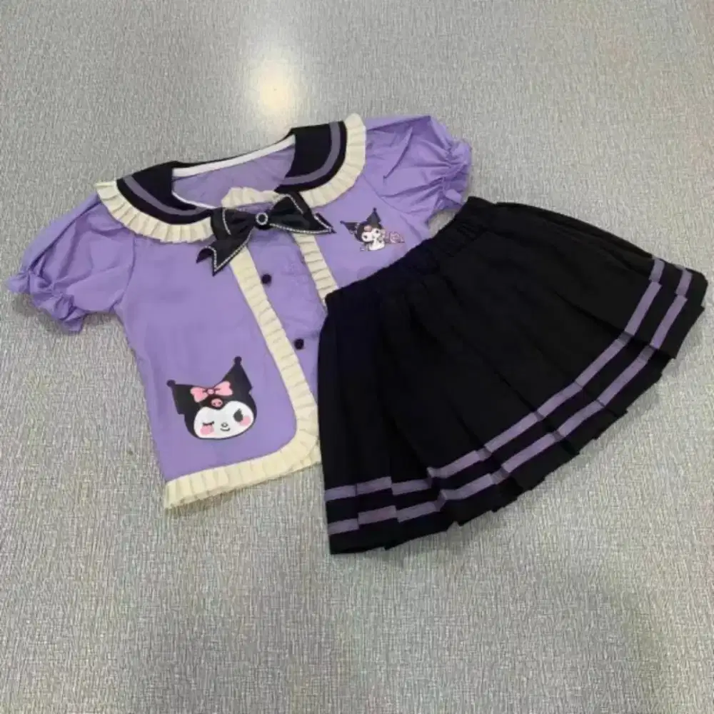 BAJU KUROMI 1 SET (NEW)