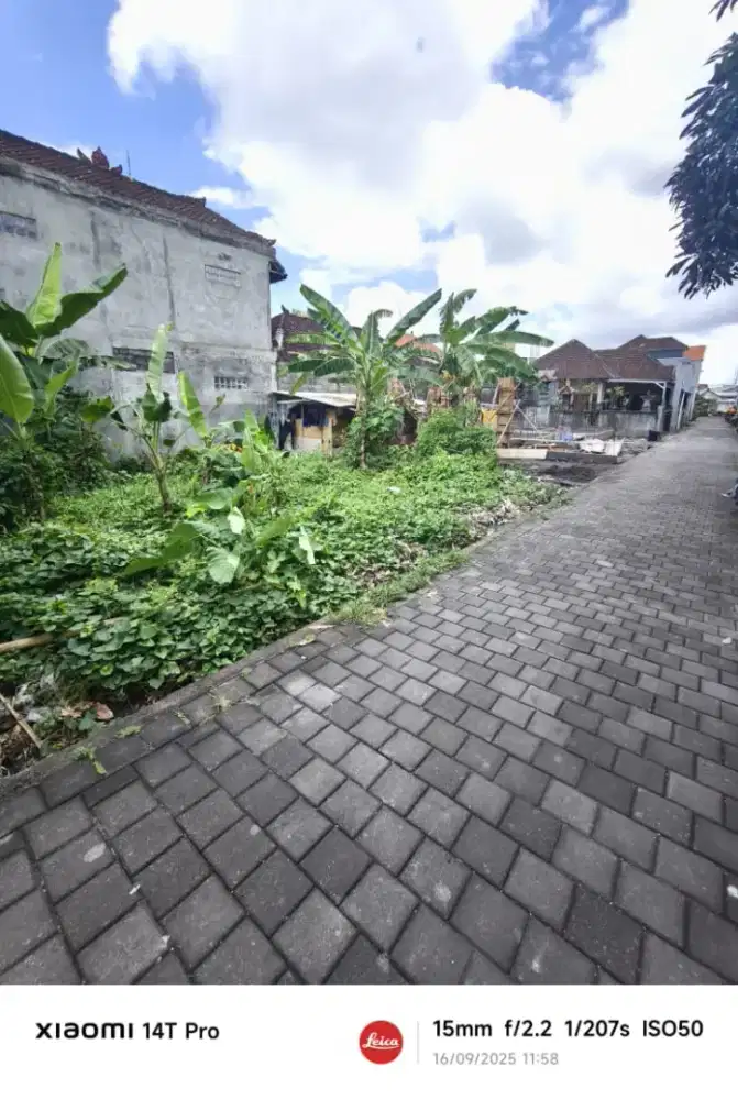 Jual tanah siap bangun di Jl Subak Dalem Denpasar Bali