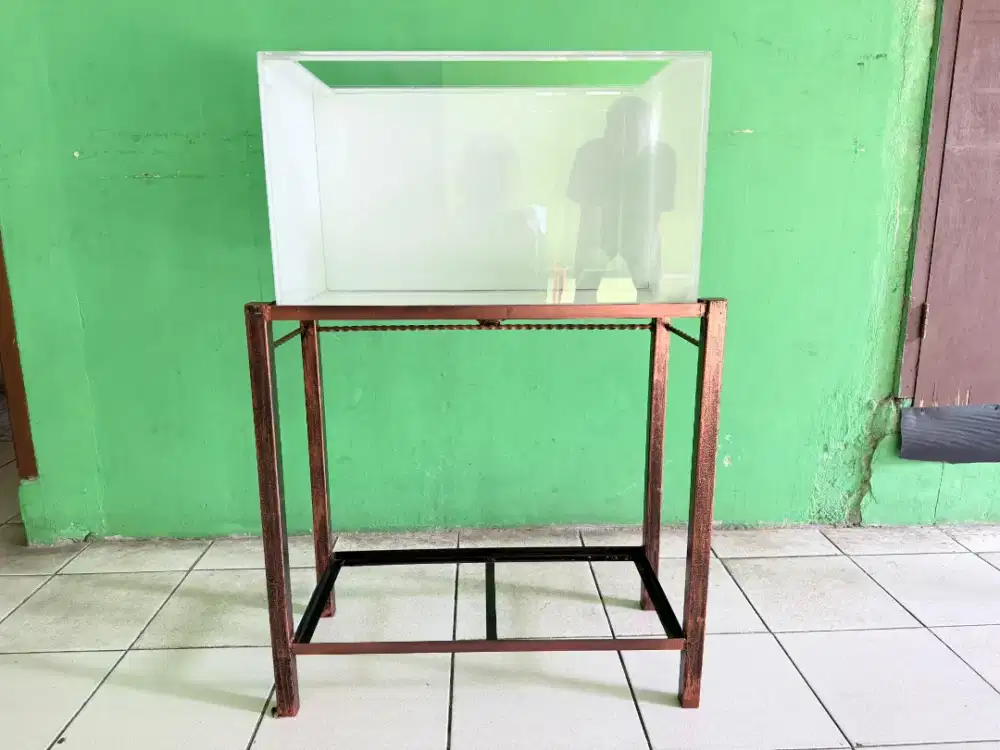 Aquarium 60x30x35 Glastune putih