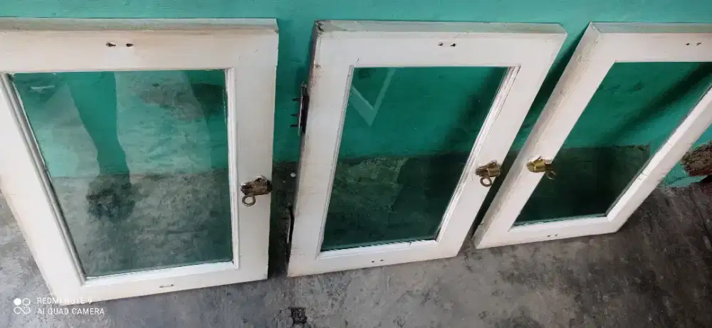 Jendela kamar mandi tinggal sebiji jual net 40x60cm