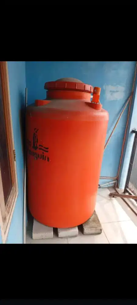 Pompa air + toran 500 liter