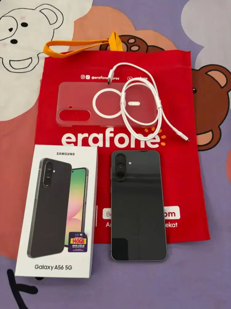 JUAL CEPAT Samsung A56 5G 8/256 gb Warna Graphite