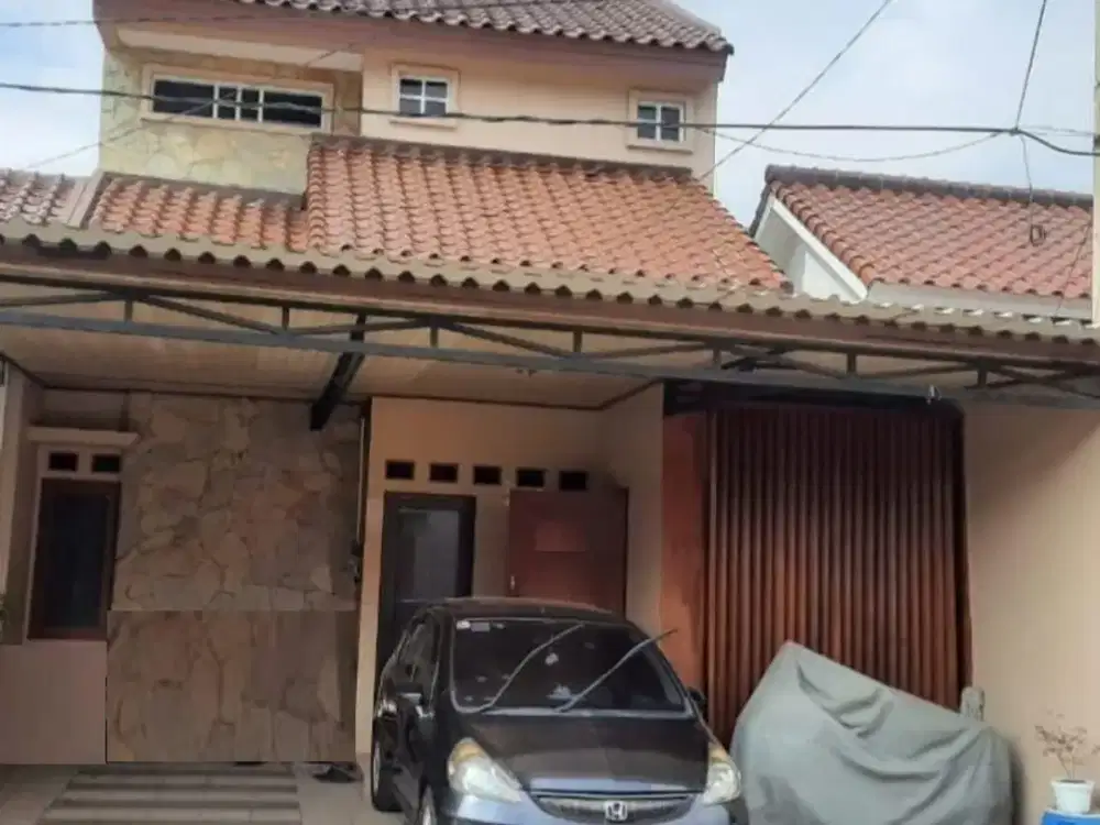 Turun Harga. Rumah 2 Lantai. Fully Furnished. Bebas Banjir di Bintaro Terrace, Jl H  Sawil, Parigi Lama, Pondok Aren
