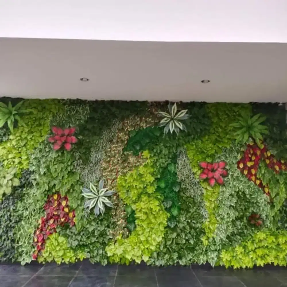 Taman vertikal sintesis berkualitas