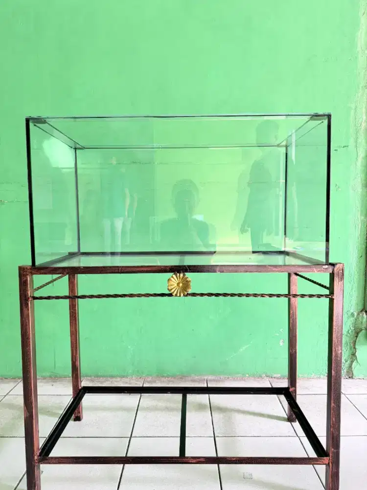 Aquarium 80x40x40 lem hitam