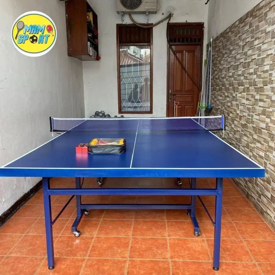 Meja Pingpong Tenis Meja Lokal Tanpa Peralatan Khusus JABODETABEK