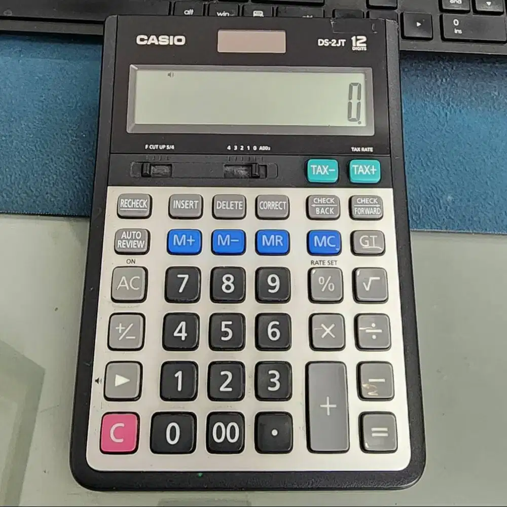 Calculator CASIO DS-2JT - Kalkulator CASIO DS-2JT HITAM ABU ABU2 BEKAS