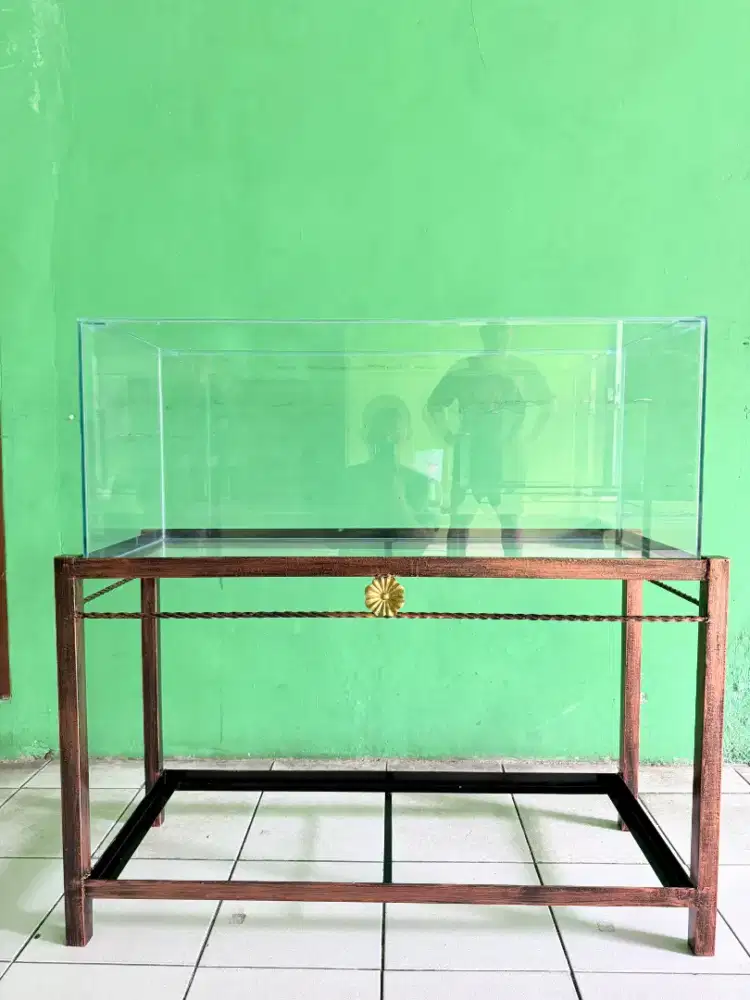 Aquarium 100x40x40 5mm dasar 8mm
