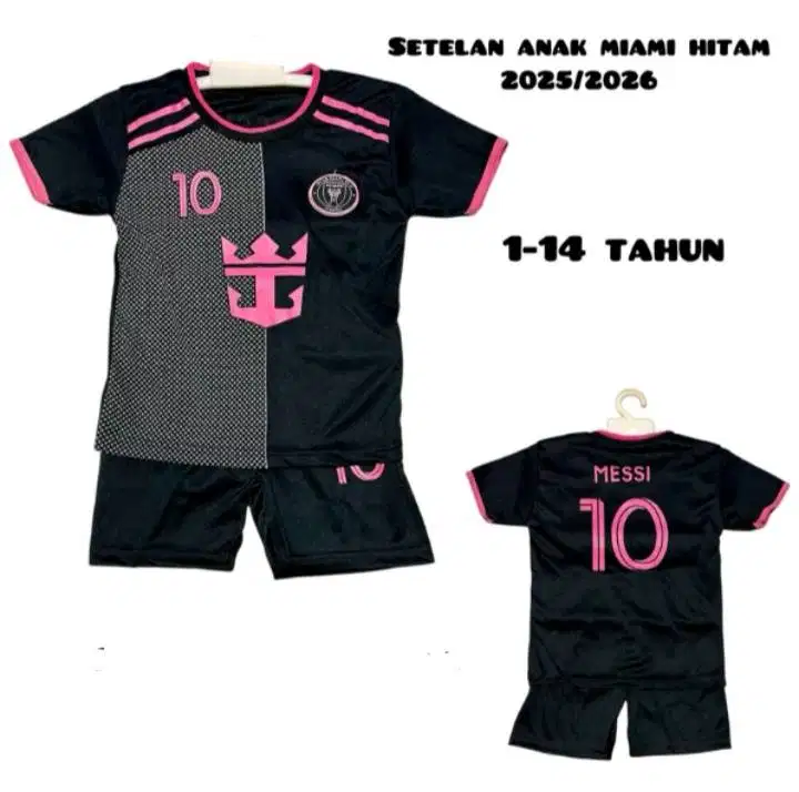 Jersey kaos baju setelan anak real madrid hitam