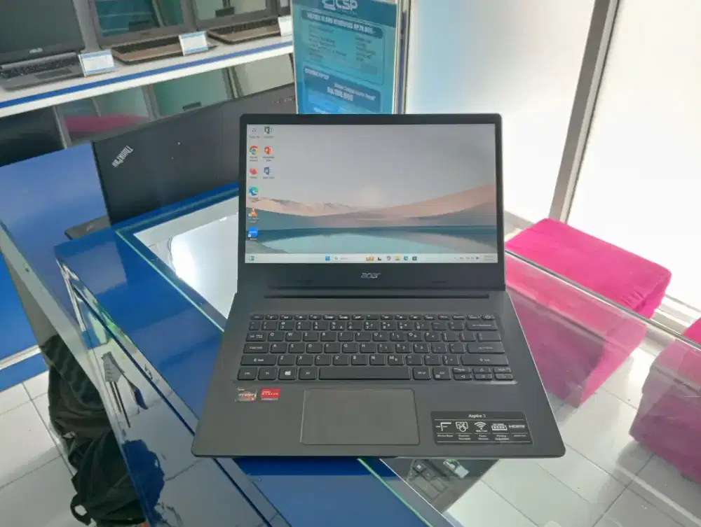 Acer Aspire 3 A314-22 
Processor AMD Ryzen 3