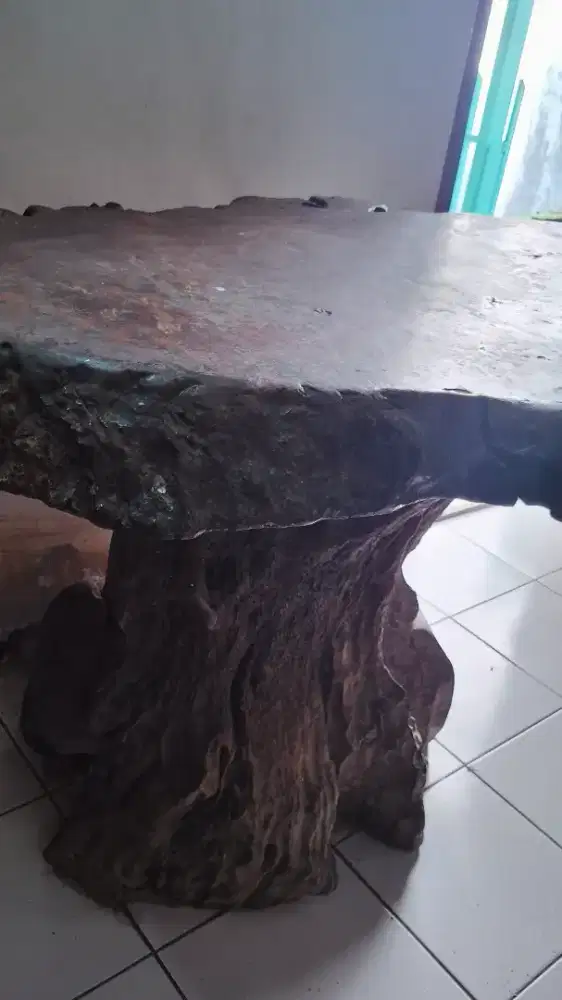 Meja Makan Kayu Dupel. Meja Akar Asli Aceh !