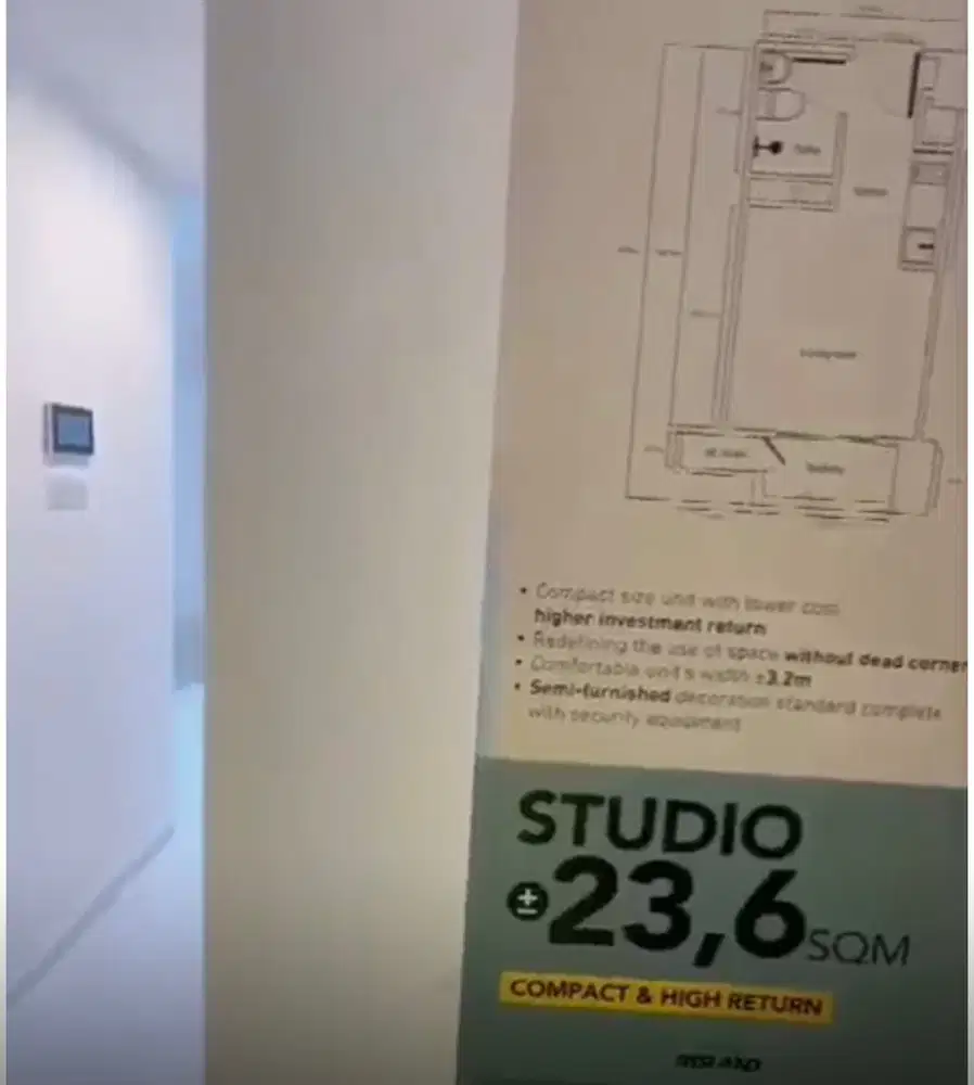 TURUN HARGA! Apartemen (Studio) Sky House BSD dengan Harga Murah
