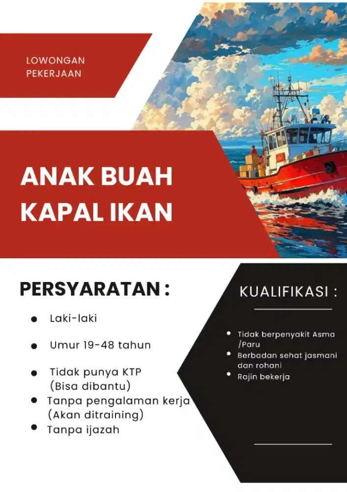 Loker ABK kapal (makasar jakarta Timur)