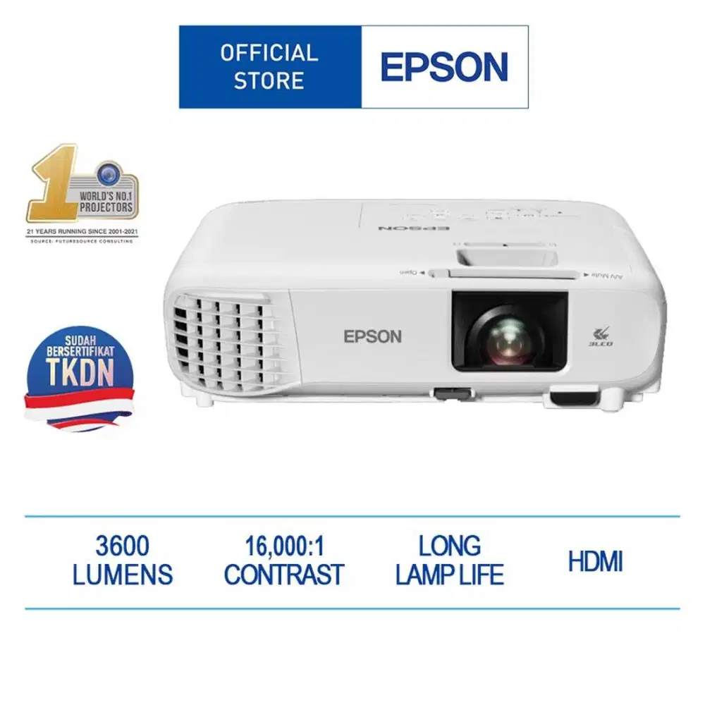 Projector EB X600 TKDN XGA 3600 Lumens HDMI 3 LCD