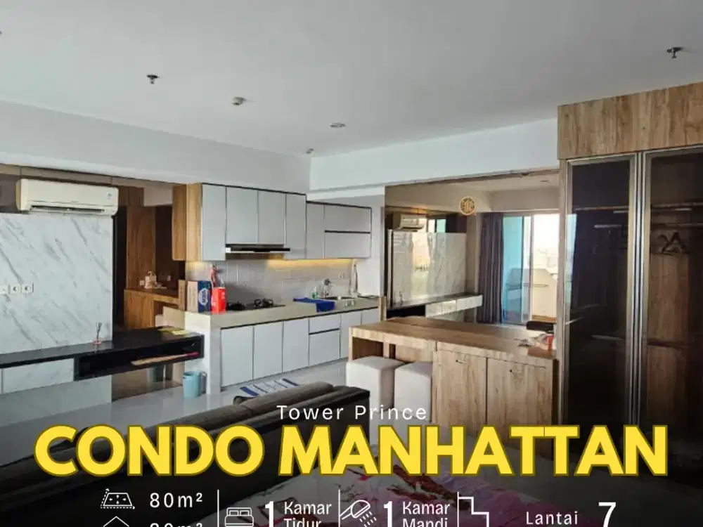 Jual/Sewa Condominium Manhattan Tower Prince Type Studio