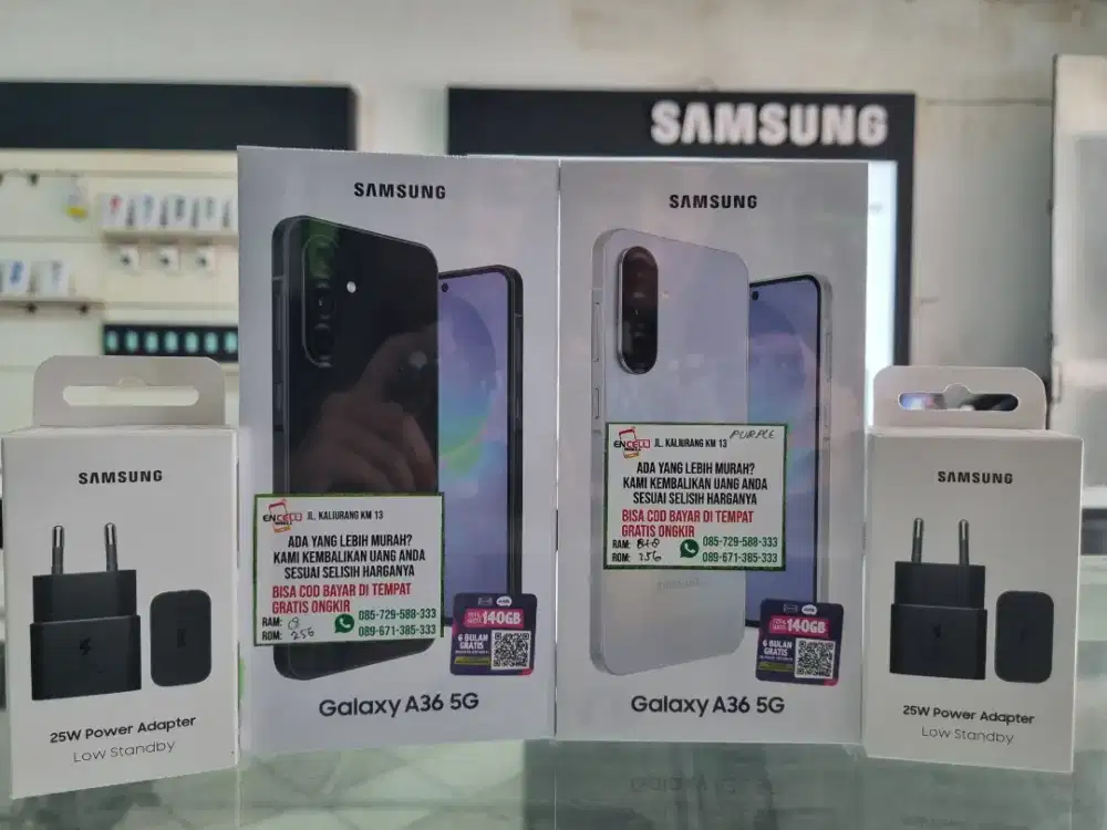 PROMO SAMSUNG GALAXY A36 5G FREE ADAPTER ORI SAMSUNG