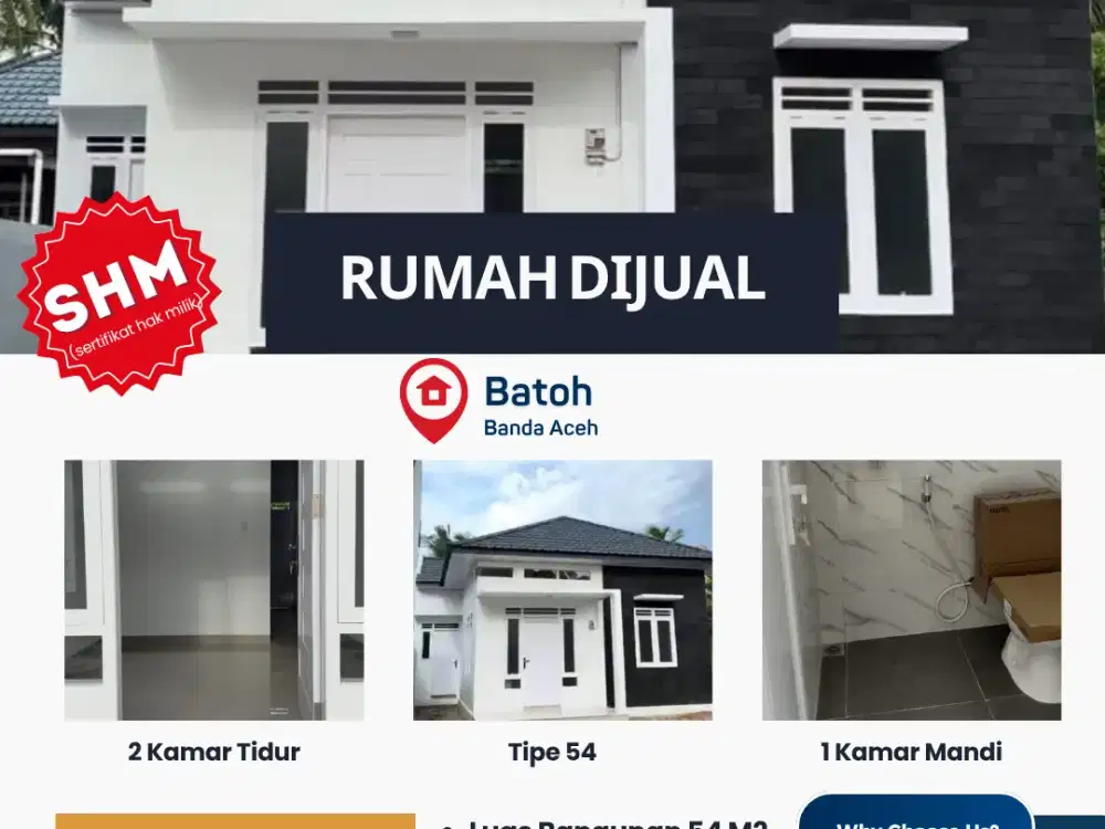 Rumah Siap Huni SHM di Bayu Batoh – Lingkungan Nyaman & Akses Strategis