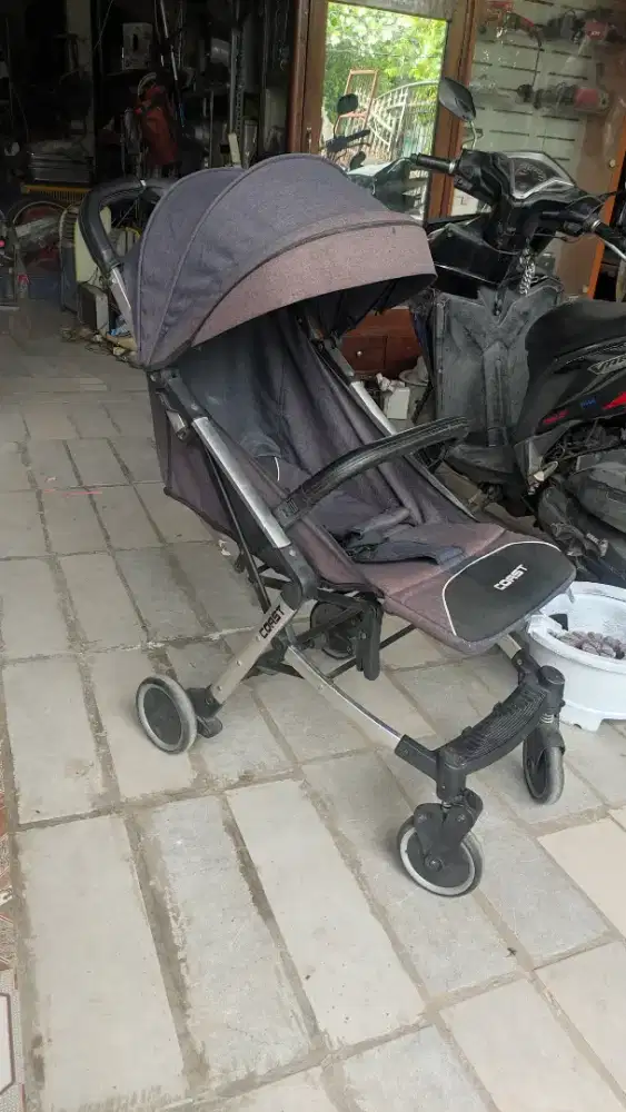 KERETA BAYI STROLLER PLIKO 628 COAST NAVY BLUE