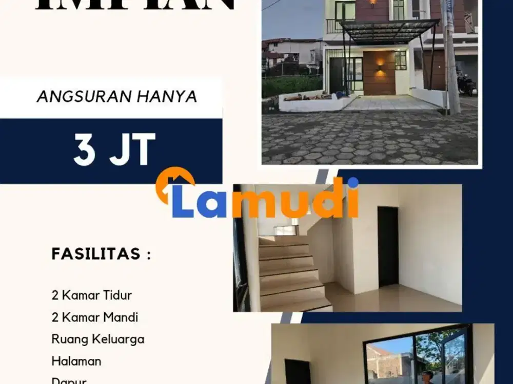 Rumah 2 lantai siap huni dengan harga terjangkau
