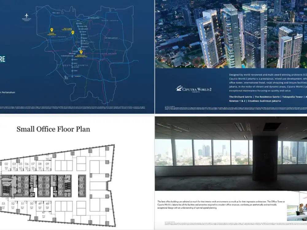 Tokopedia Office Tower Ciputra World 2 (Ultimate Business Experience) Jakarta Selatan - UTJ 10 Jt