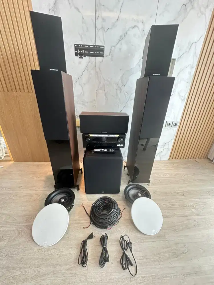 Home Theater Audiophile Wharfedale + Denon AVR-X2700H + SVS PB1000 Pro