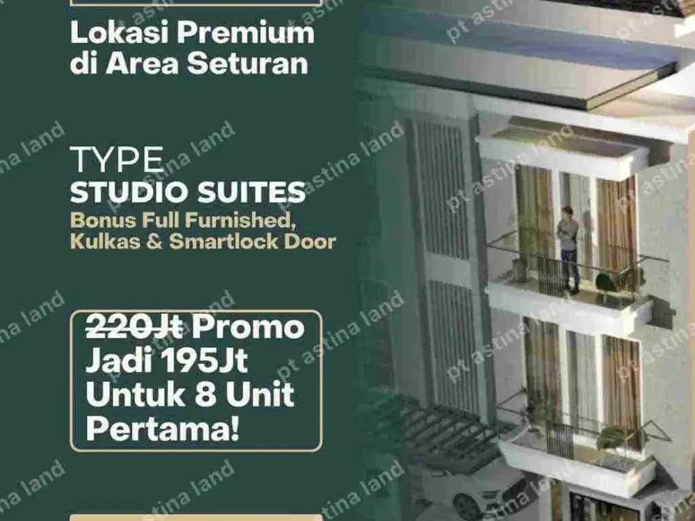 cukup 195 juta dapatkan kost di seturan bonus furnished dan elektronik untuk 8 perdana