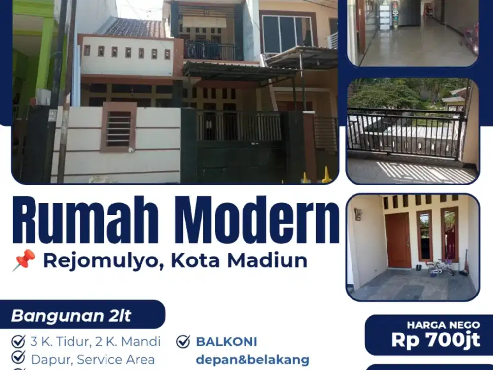 Rumah 2lantai Dekat Suncity Rejomulyo