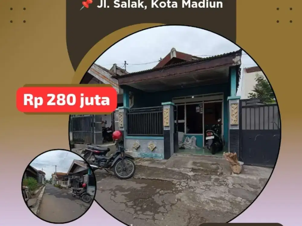 Rumah Siap Huni Jalan Salak Tengah Kota