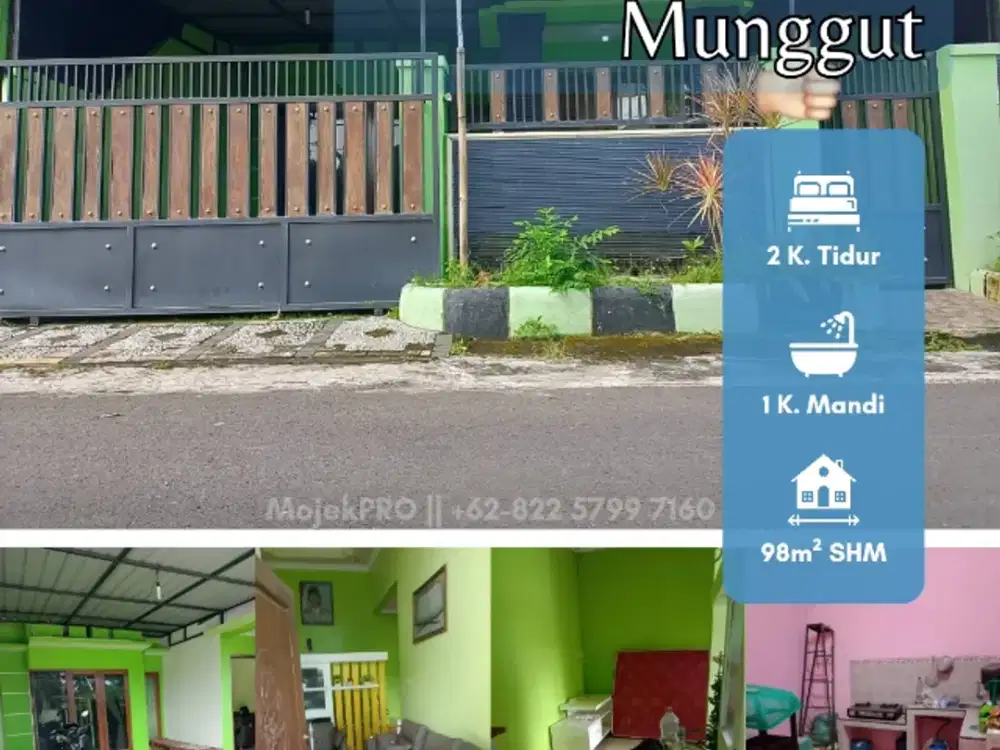 Dijual Rumah Siap Huni Strategis 50m dari Raya Munggut