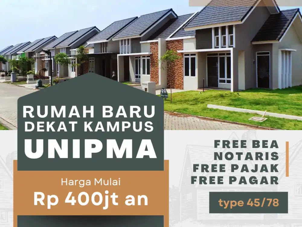 Rumah Siap Bangun Dekat UNIPMA