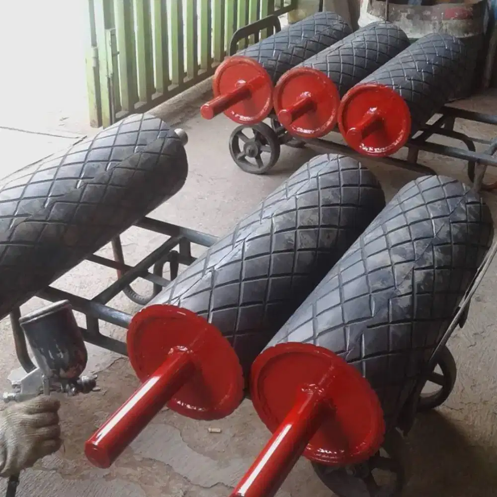 Roll Conveyor , Roll Pulley Drum Conveyor