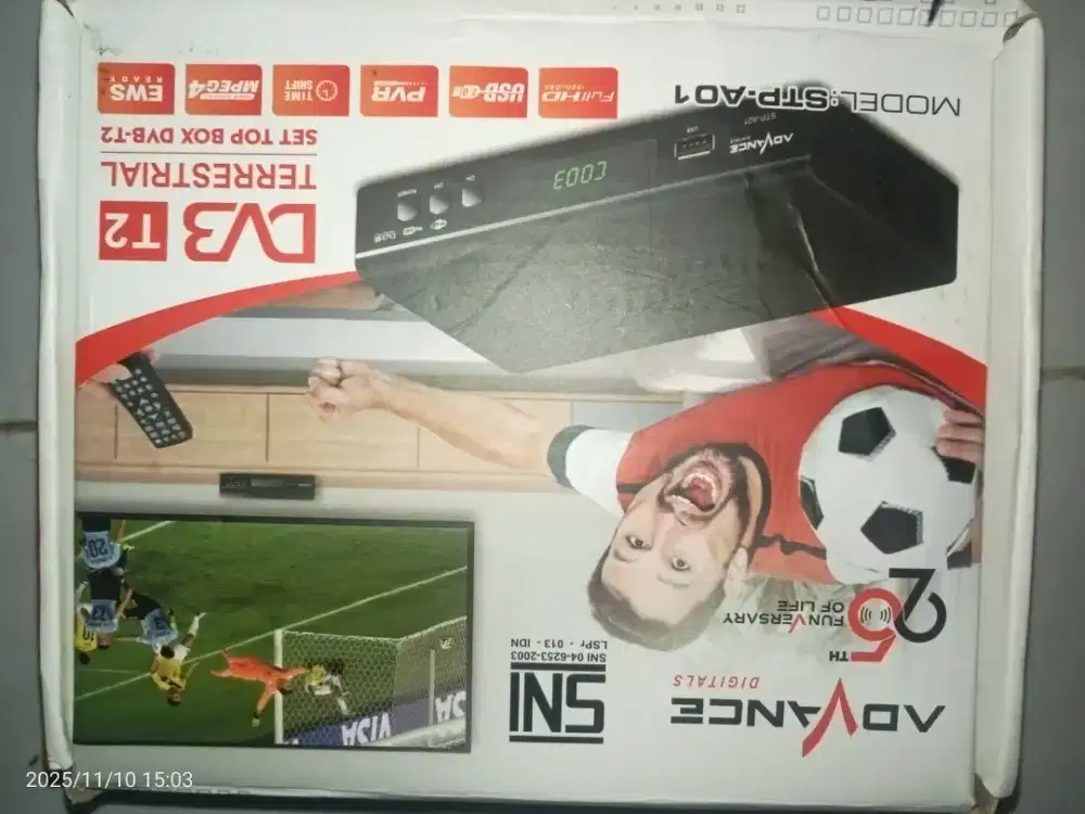 Set Top Box DV3 T2 Advance