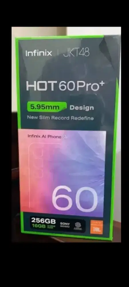 Infinix hot 60 pro plus 256gb ram 8gb layar lengkung dan8/128 resmi
