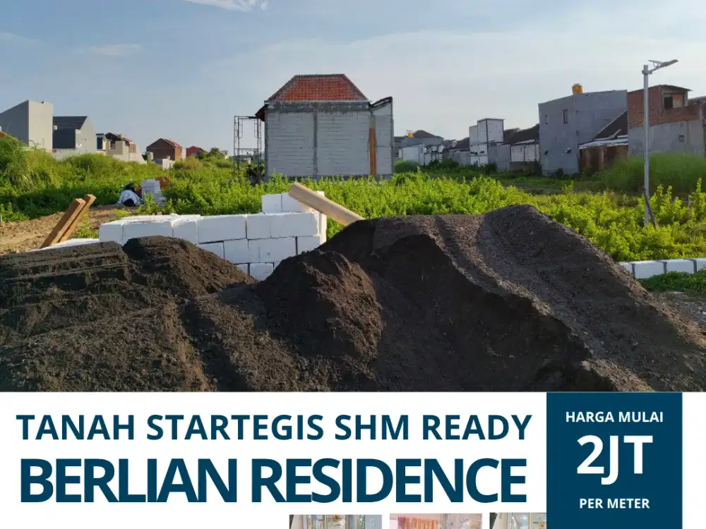 Tanah Kavling Siap Bangun SHM ready Sidoarjo