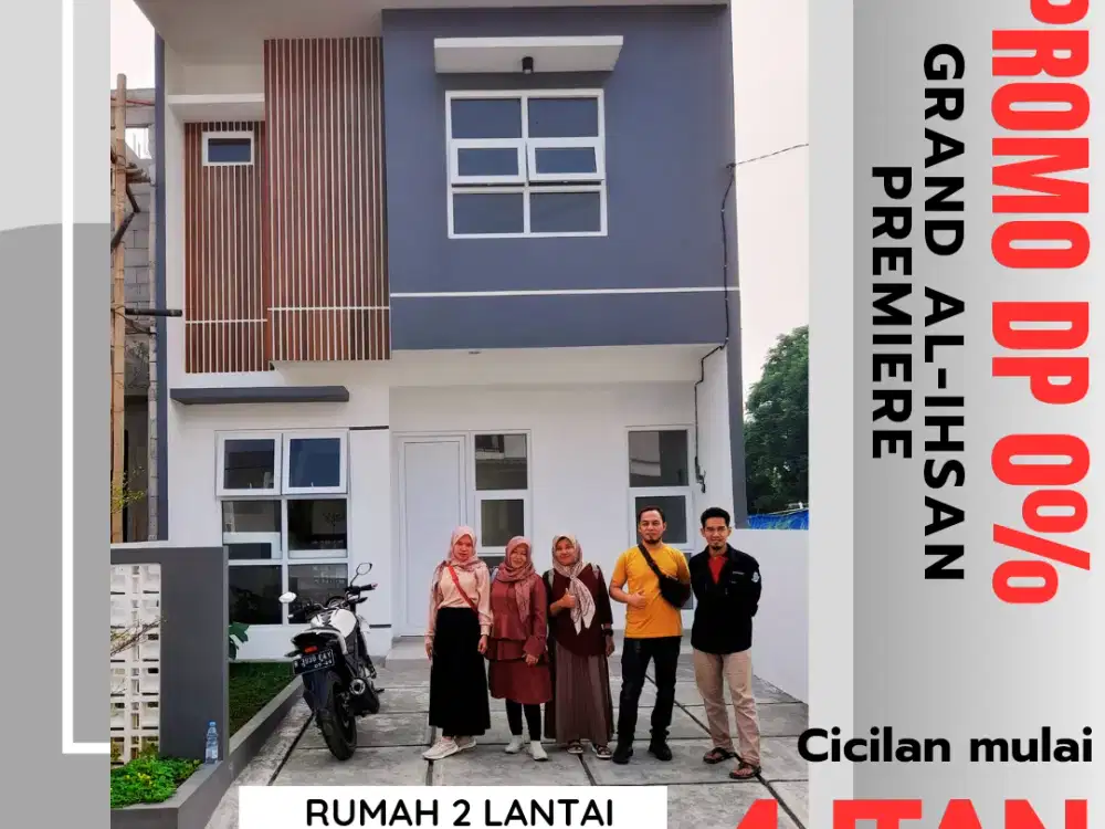 RUMAH DIJUAL MURAH PROMO DP 0% di GRAND AL IHSAN PREMIERE BEKASI SHM