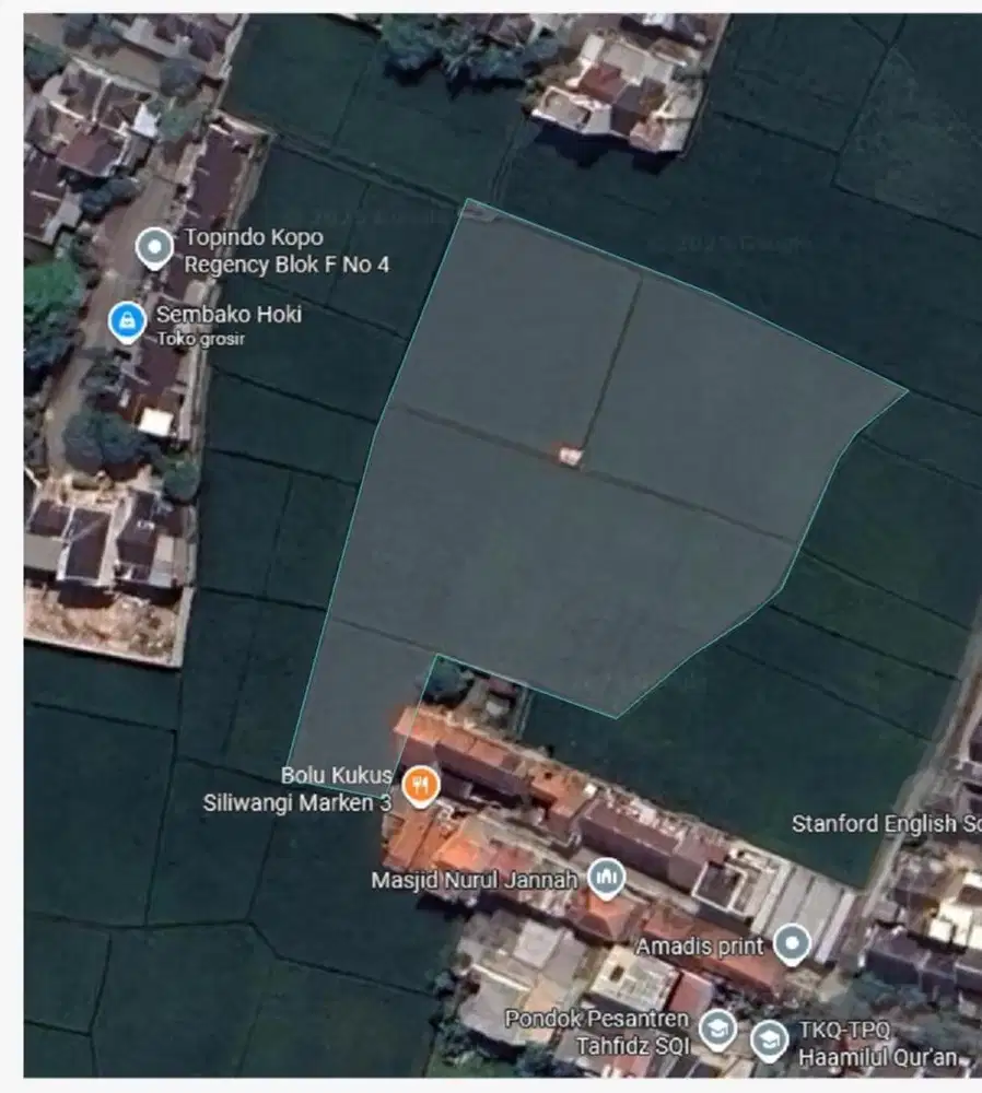 Buat INVEST Tanah dijepit Komplek TOPINDO dan MARKEN