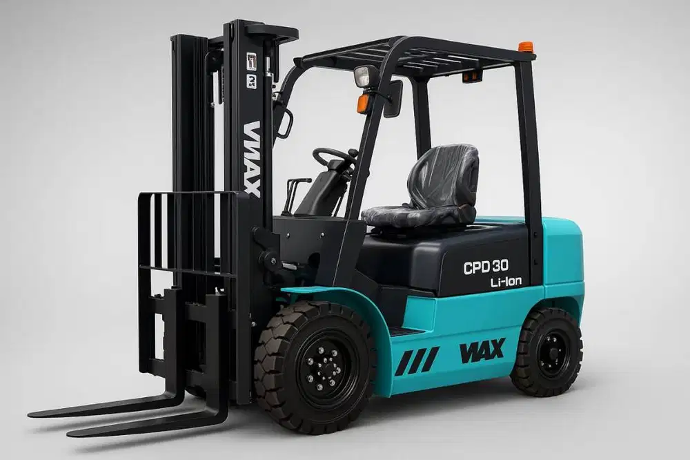 Forklift Elektrik VMAX Lithum Baterai Murah