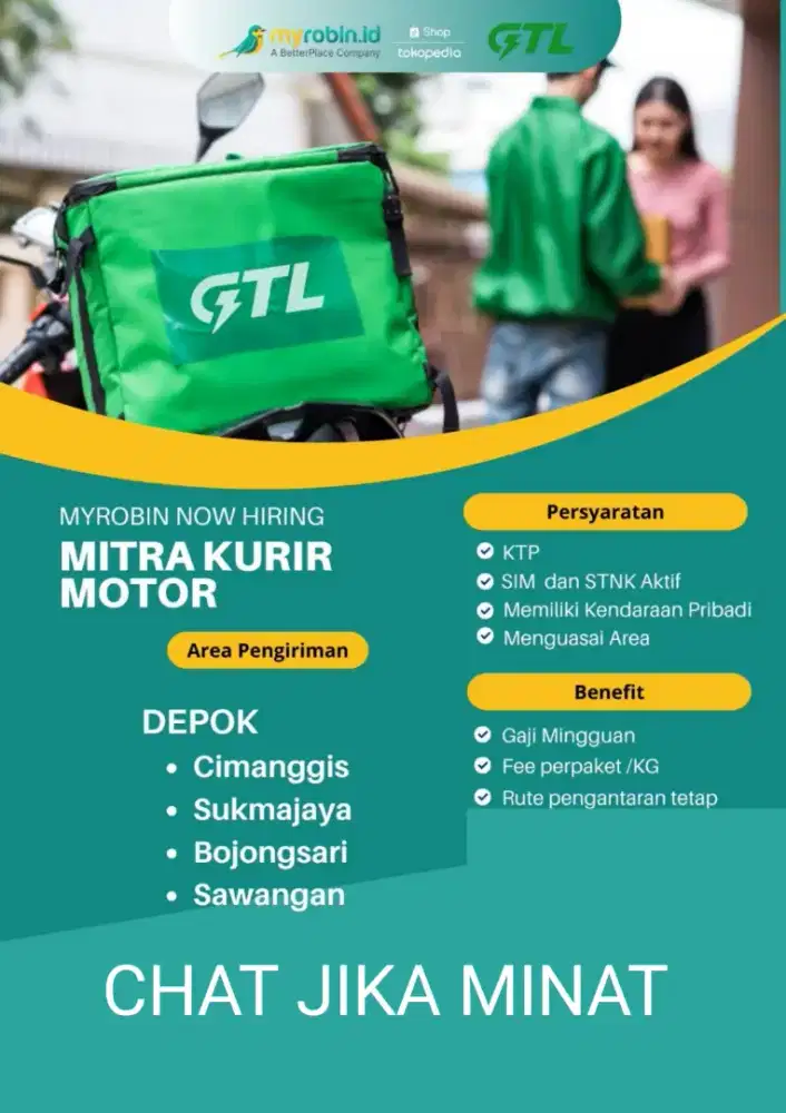 Kurir motor GTL depok