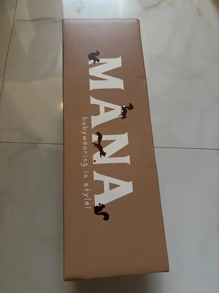 New Gendongan Mana Baby Carrier Black & White Houndstooth