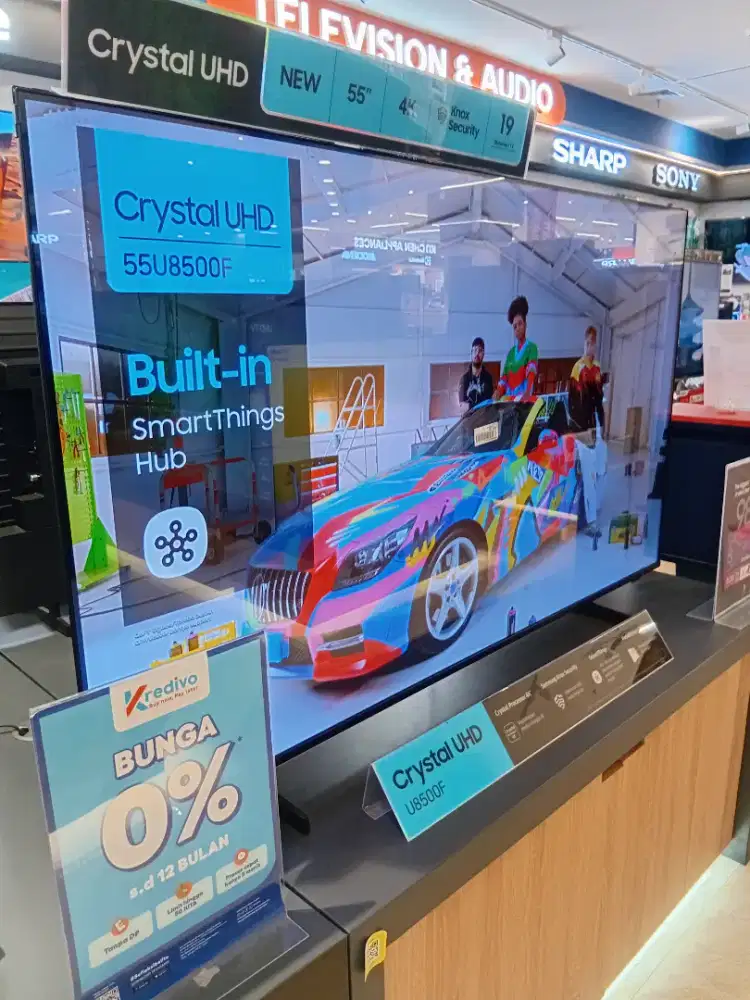 TV Samsung Crystal UHD 55U8500F – 55” 4K Smart TV