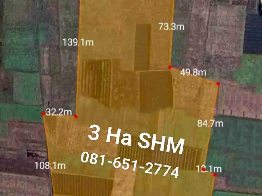 Tanah di Nganjuk Lengkong.