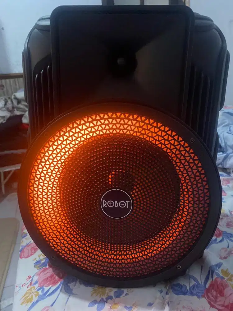 speaker aktif karaoke merk robot
