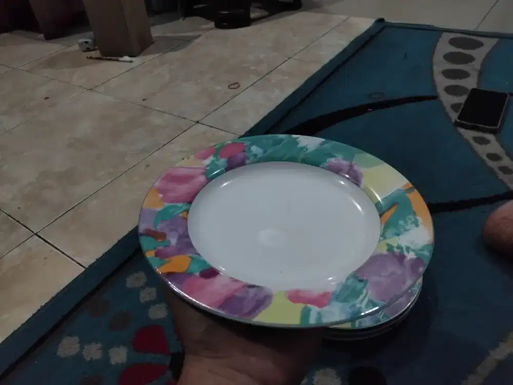 Piring ceper dan mangkok cantik