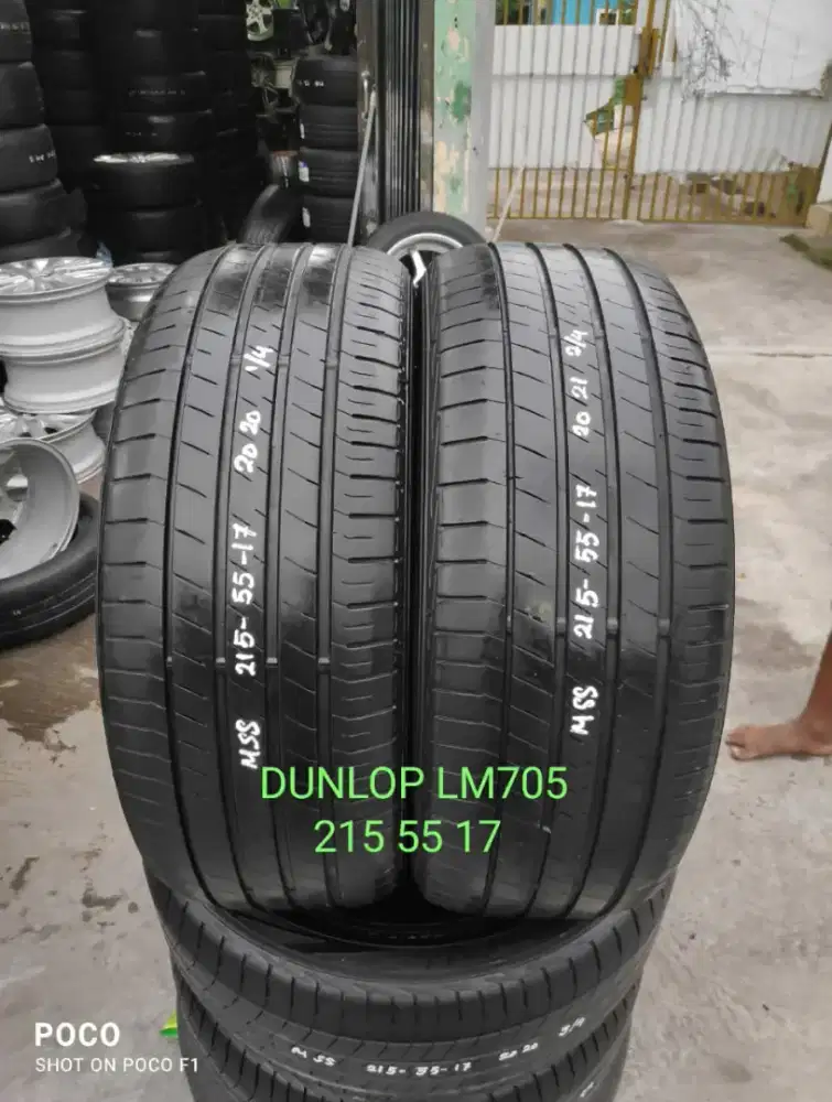 2 pcs ban DUNLOP LM705 215_55_17  (2021+2020)