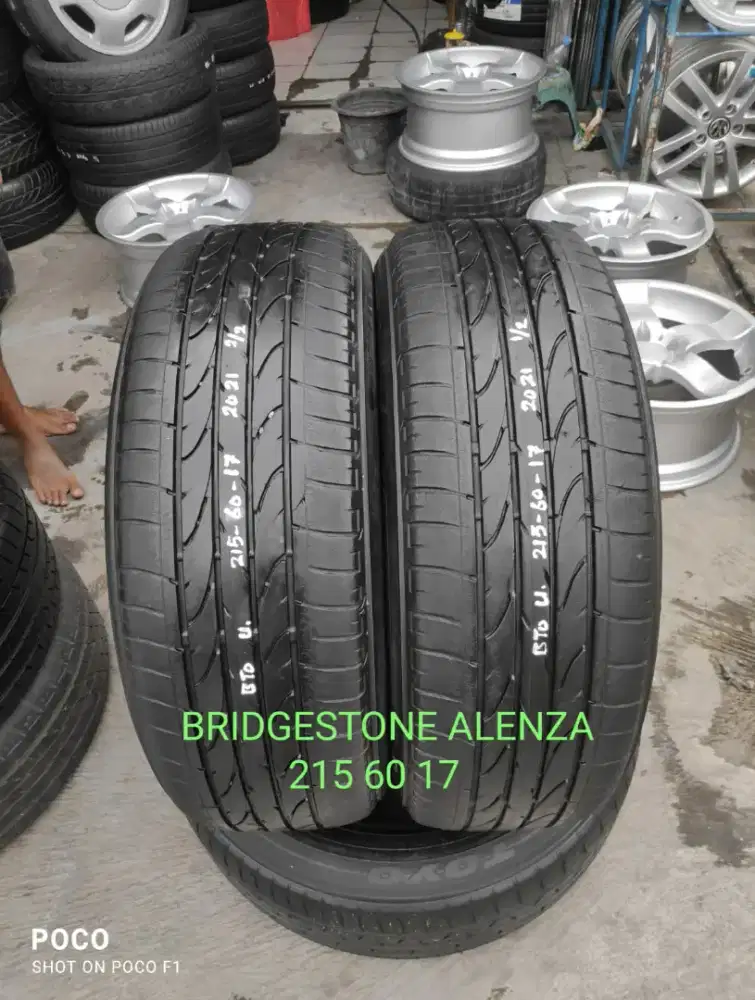 2 pcs ban BRIDGESTONE ALENZA 215_60_17 (2021)
