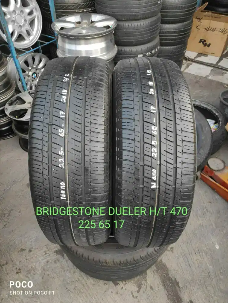 2 pcs ban BRIDGESTONE DUELER H/T 470 225_65_17 (2018)
