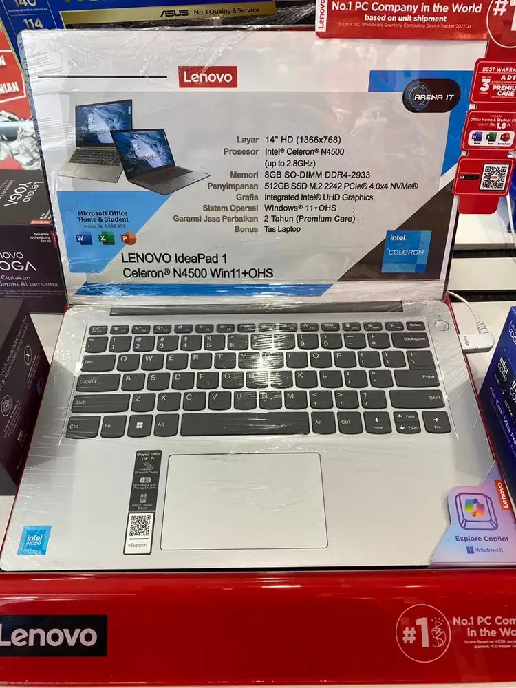 Jual laptop lenovo / asus / hp / acer
