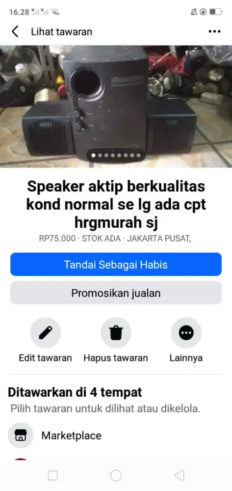 Speaker aktip berkualitas kond normal hrg terjangkau cpt dpt yah