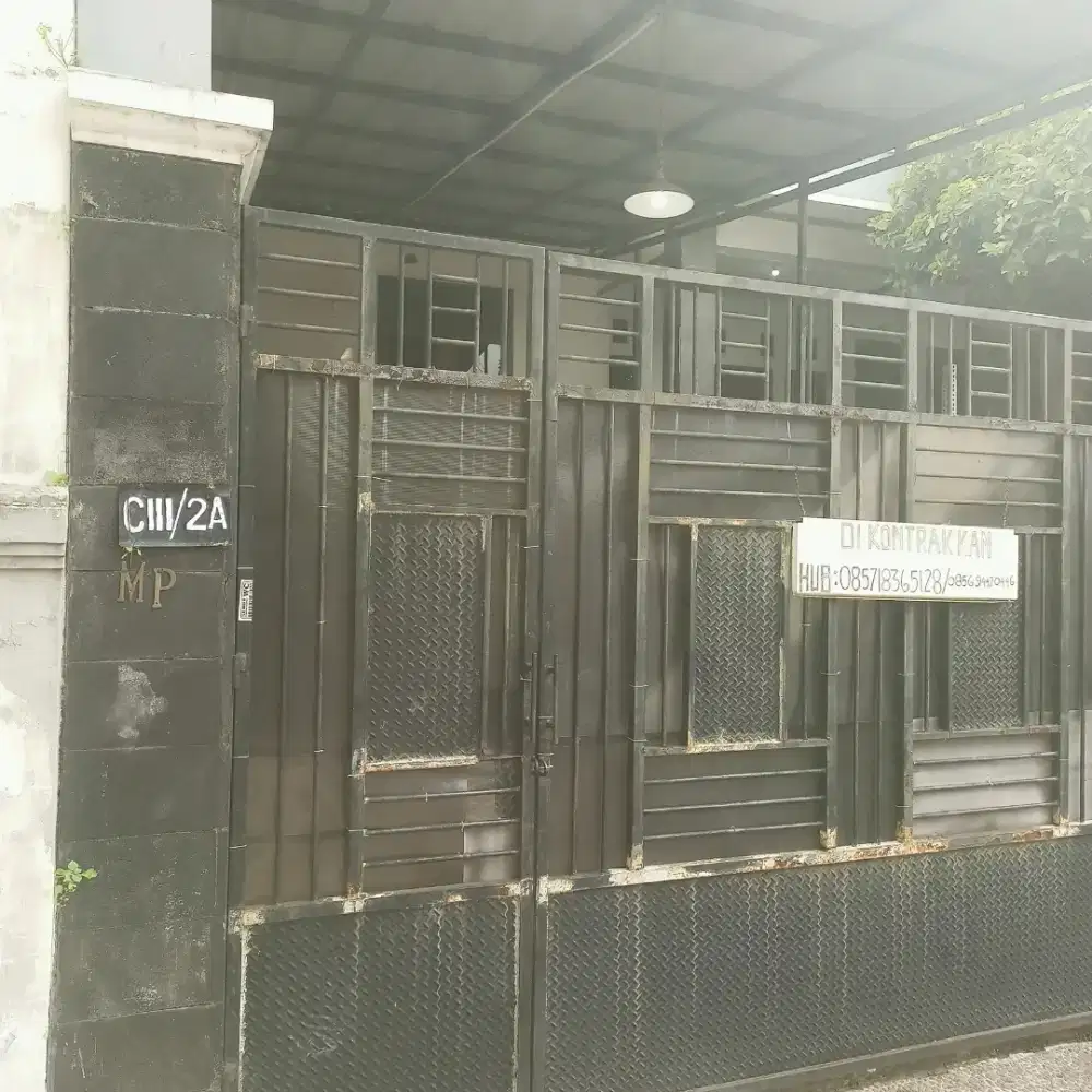 Disewakan Rumah Tinggal Tahunan / minimal 6 bulan