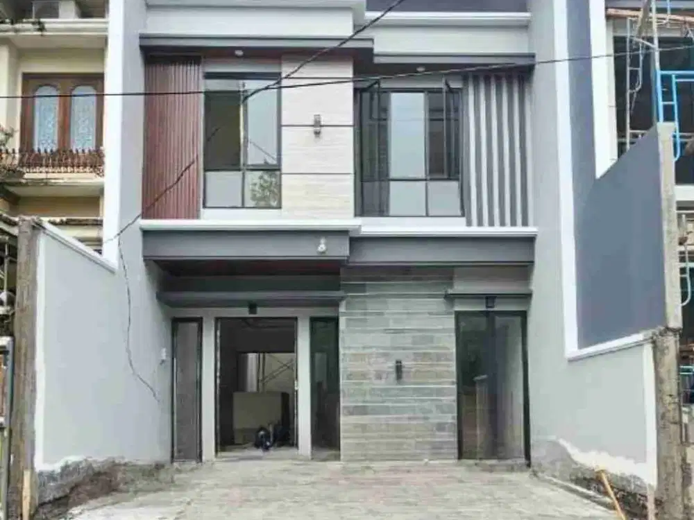 Hot Araya Minimalis kontemporer jalan kembar Row 3 mobil Strategis Mewah Dekat Merr Surabaya Timur